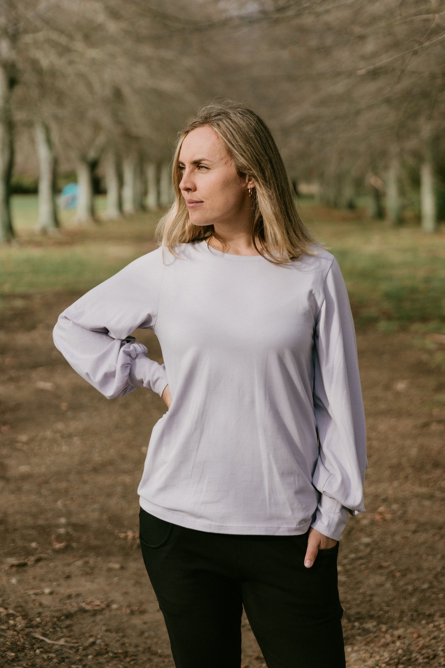 Laylah Top - Lilac