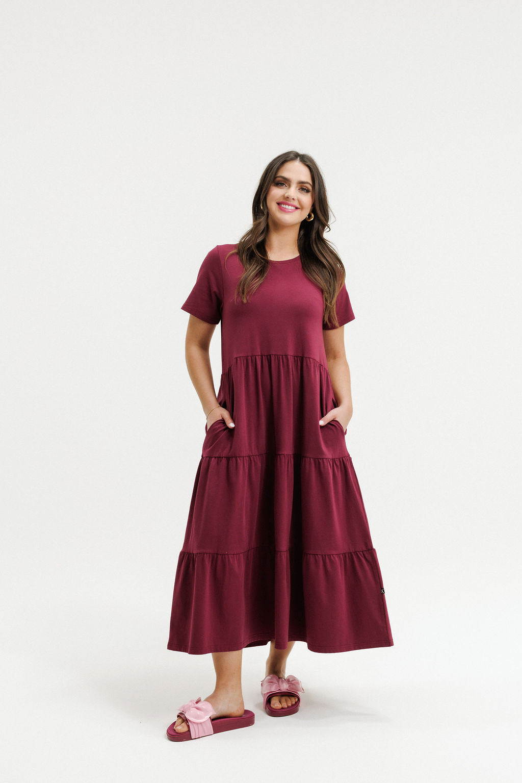 COMING SOON - Kendall Dress - Merlot