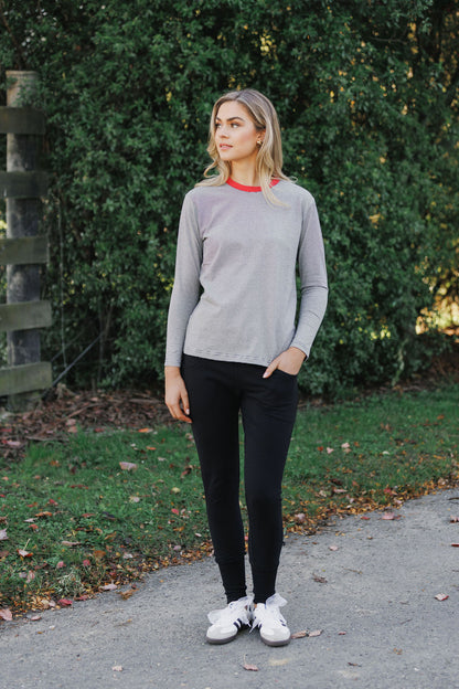 Long Sleeve Chris Tee - Stripe Crush - Online Exclusive