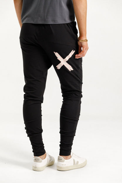 Coming Soon - Apartment Pants - Black with Blossom Daisy X