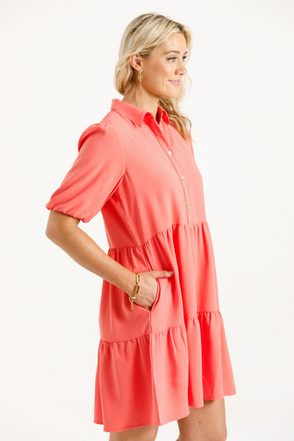 Coming Soon - Khloe Mini Dress - Berry
