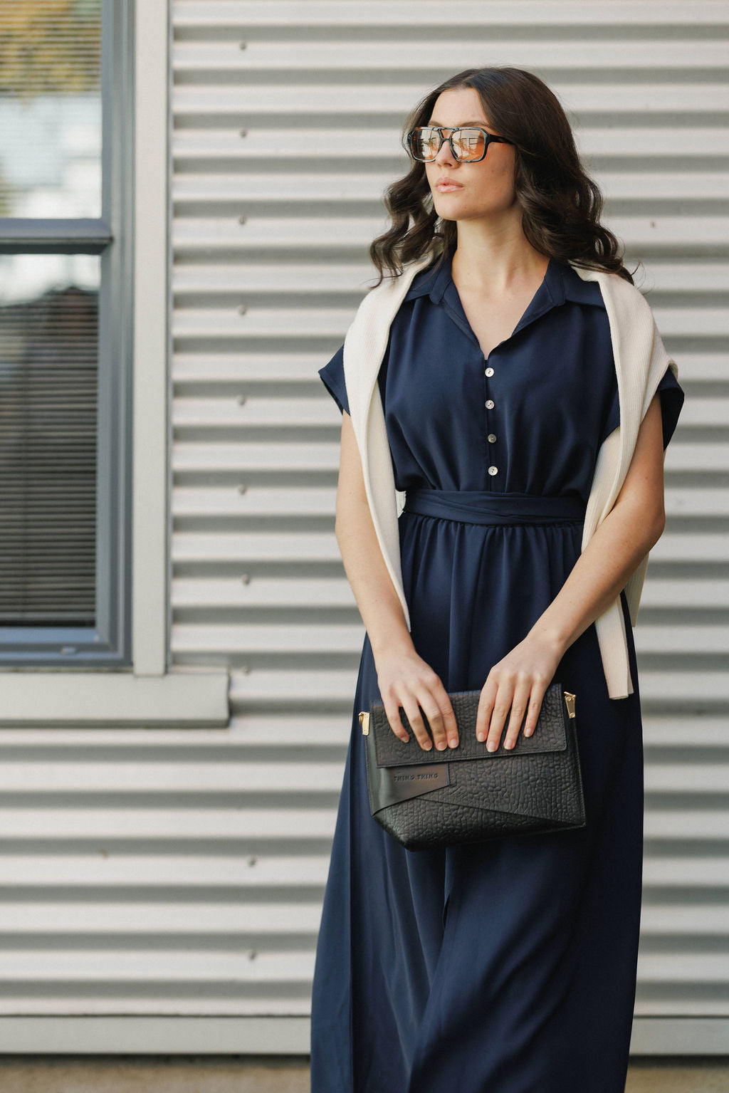 Coming Soon - Ella Dress - Navy
