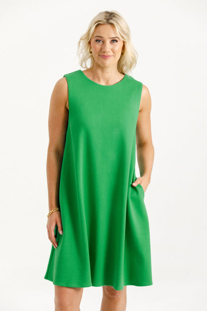 July Dress - Kelly Green