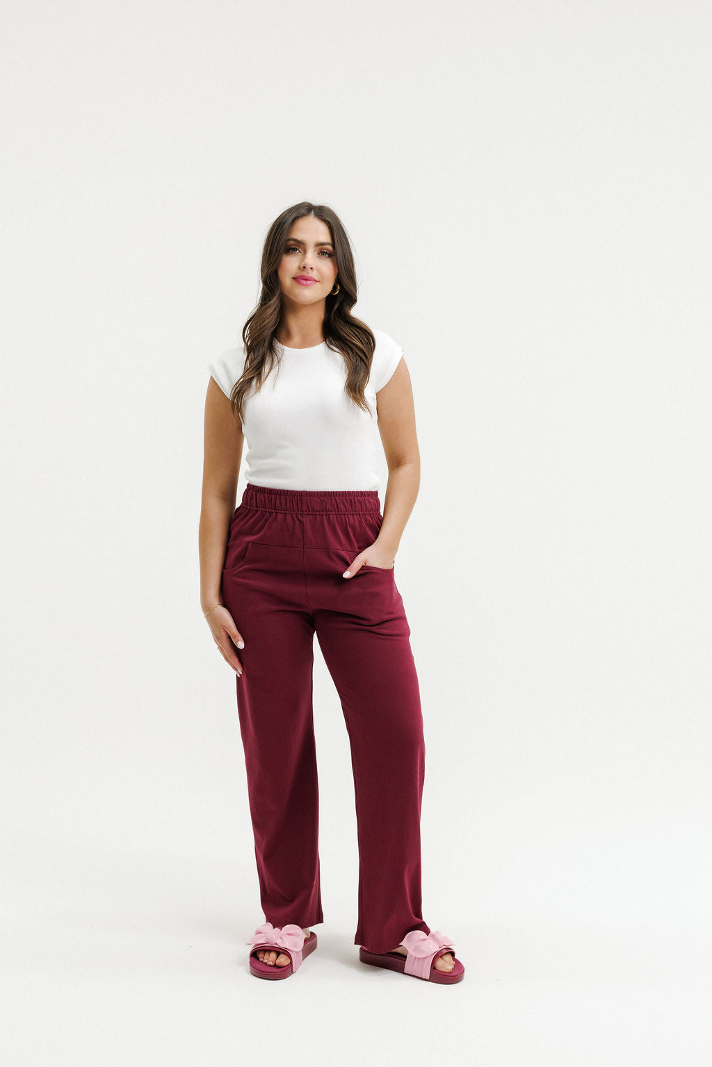COMING SOON - Avenue Pants - Merlot