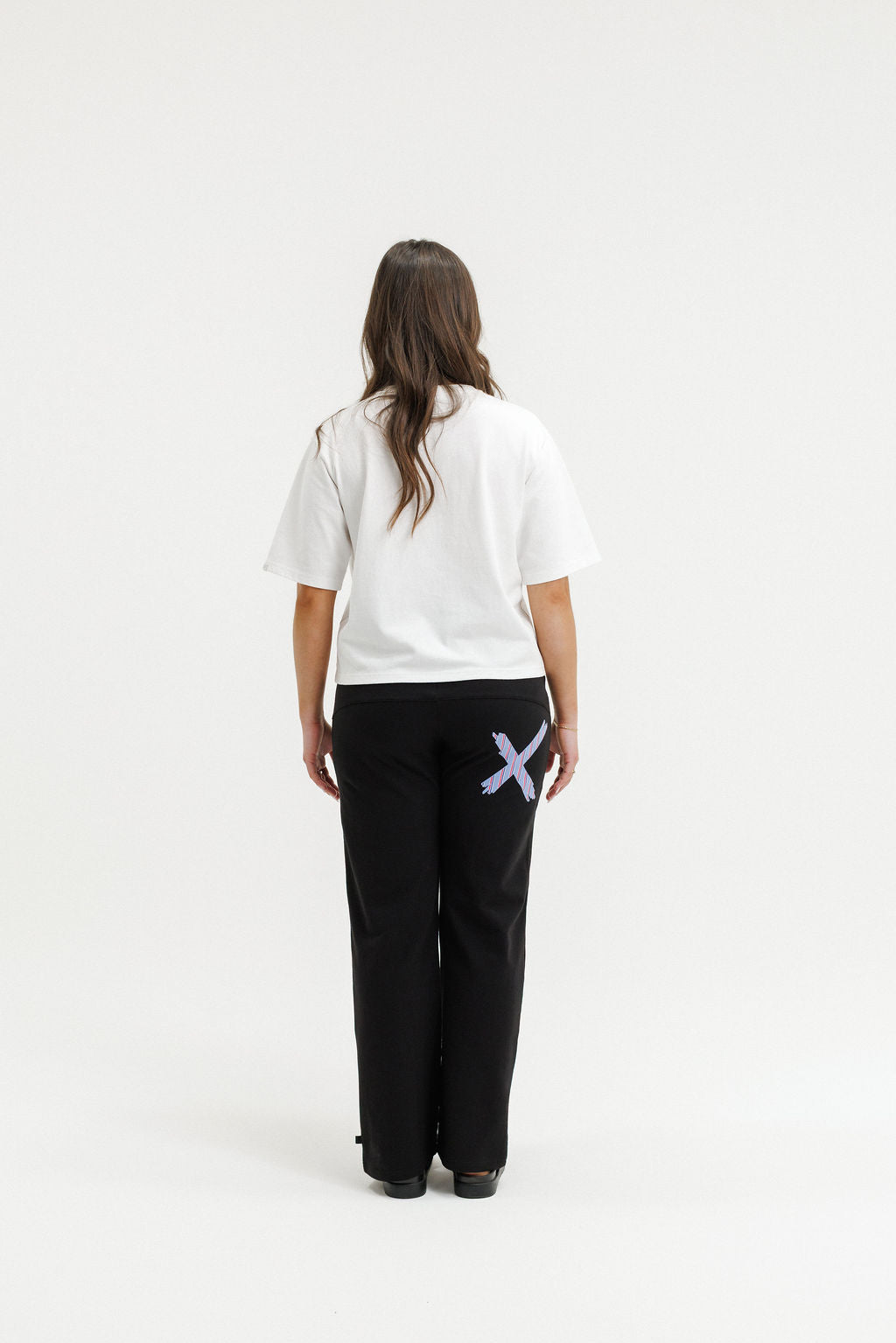COMING SOON - Avenue Pants - Black with Blue Haven Stripe X