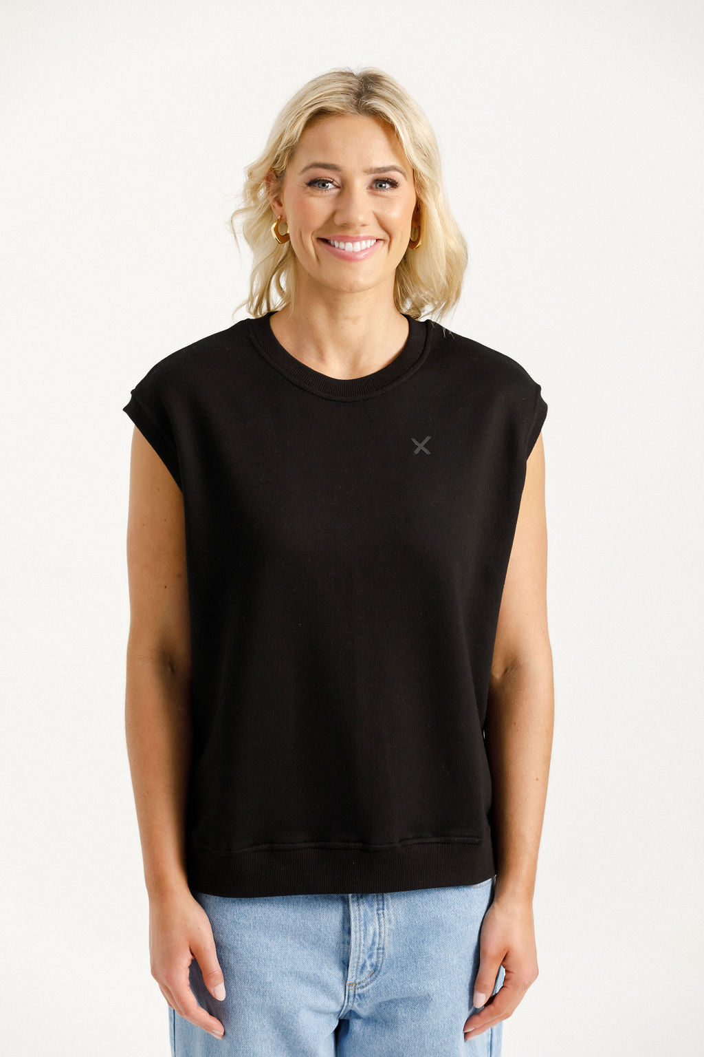 Coming Soon - Sailor Tee - Alpine Weight - Black with Black X