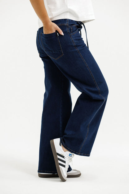 Palazzo Jeans - Indigo Wash