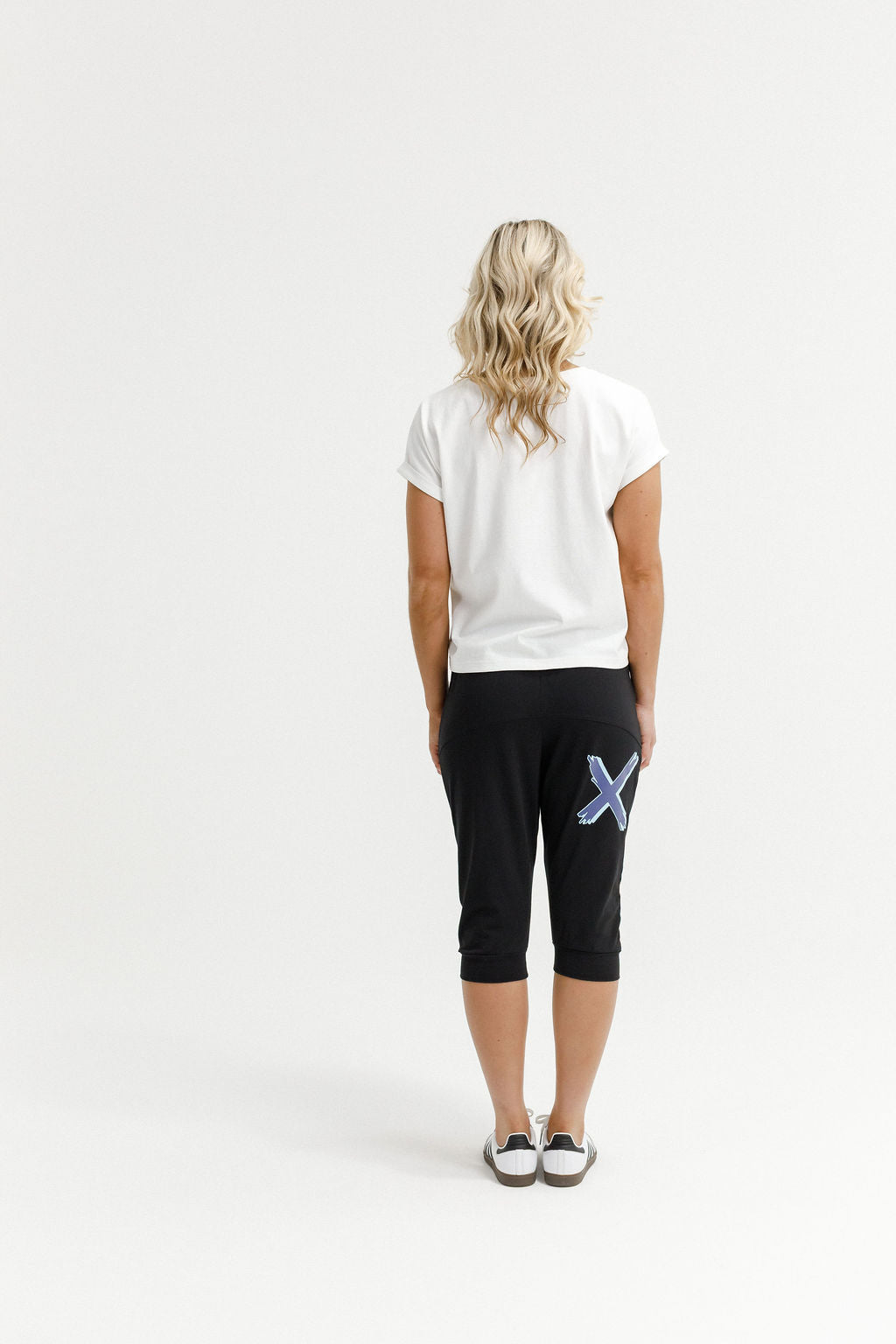 Coming Soon - 3/4 Apartment Pants - Black with Marine Blue Shadow X