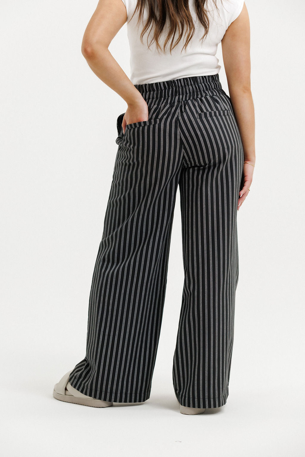 Sawyer Pants - Black Stripes
