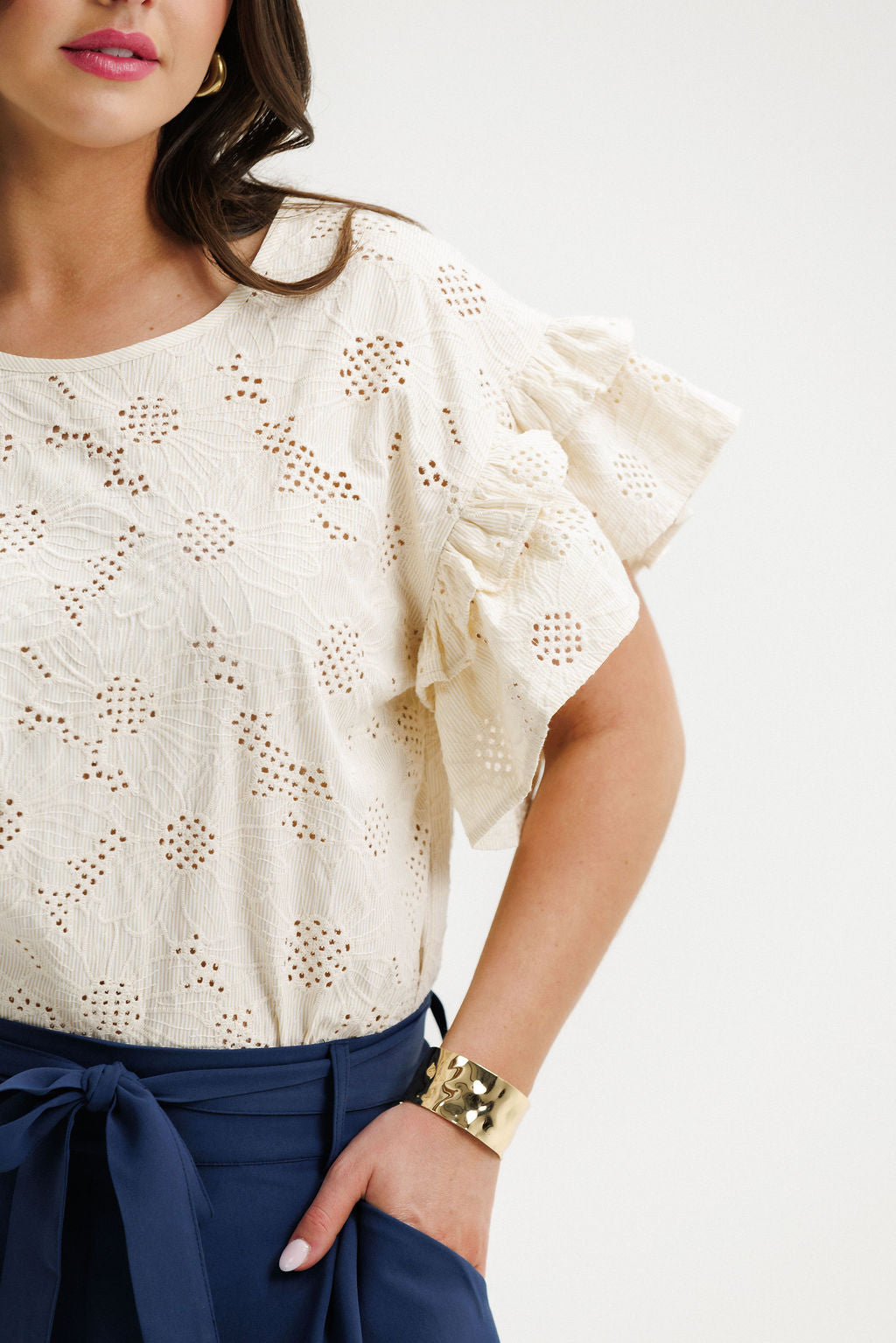 COMING SOON - Evelyn Blouse - Coastal Daisies
