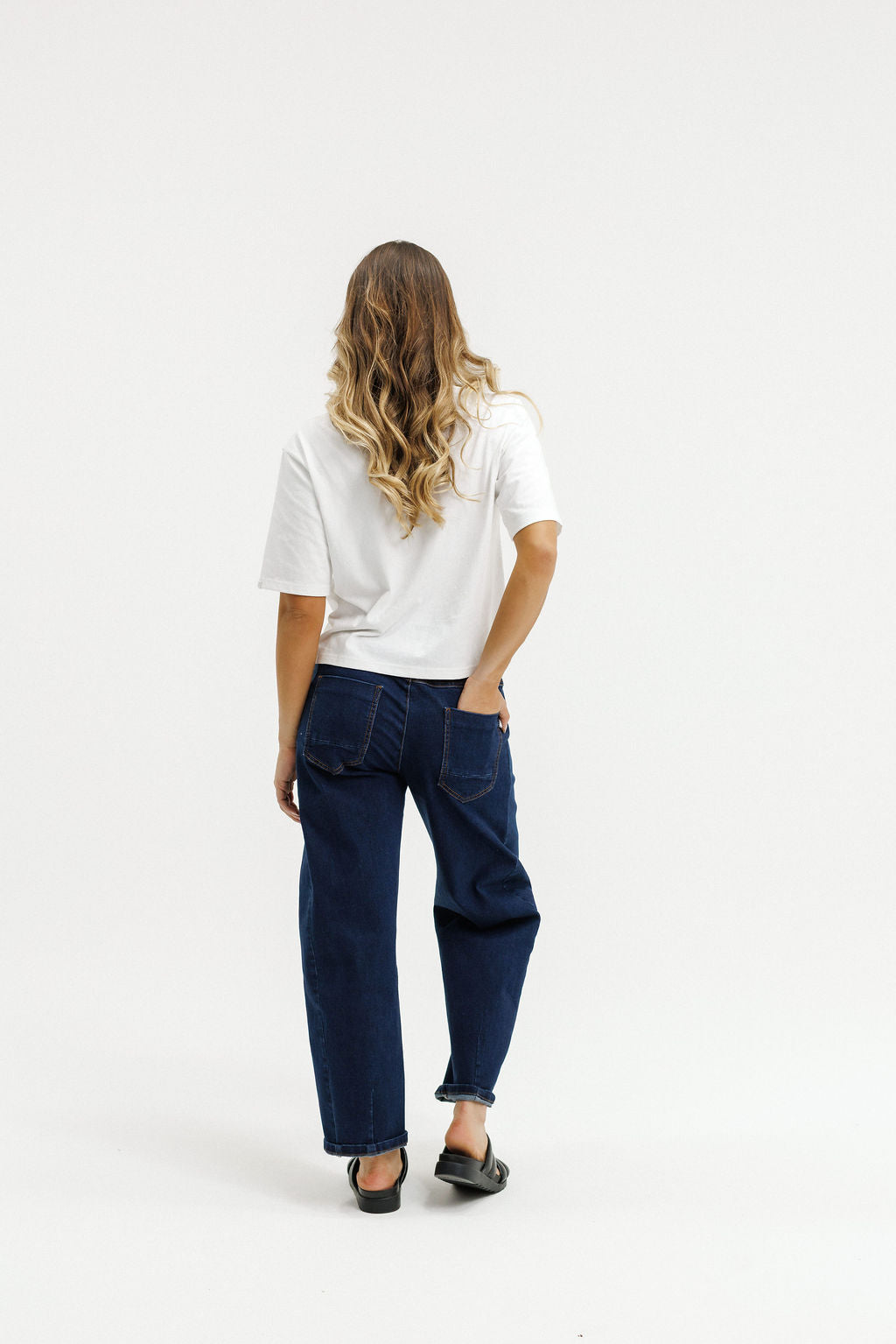 Barrel Jeans - Indigo Wash