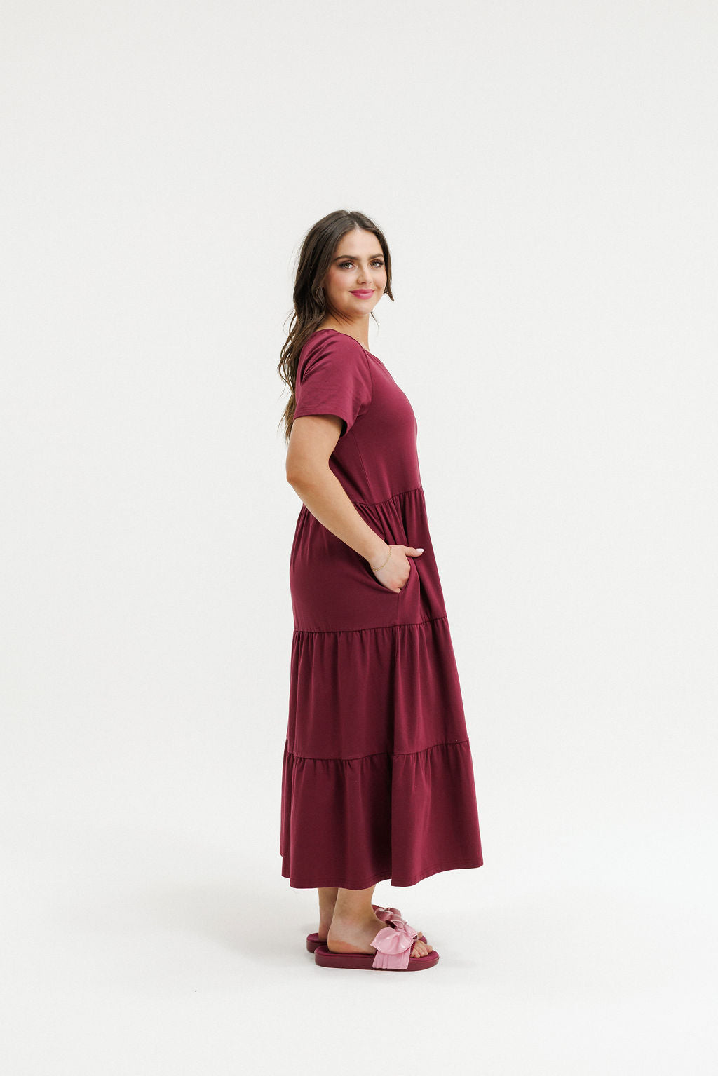 COMING SOON - Kendall Dress - Merlot