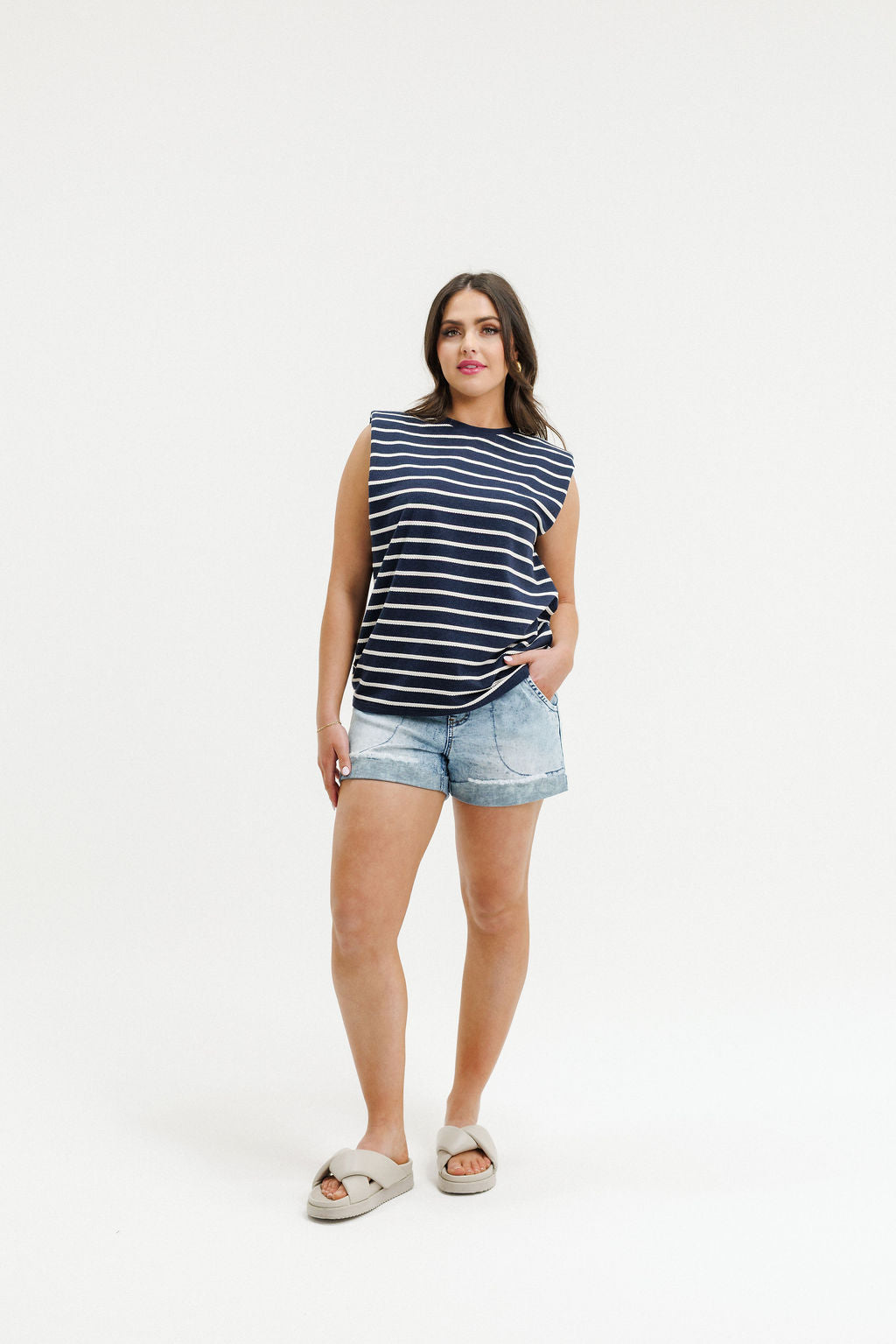 COMING SOON  - Milla Tee - Sunday Stripes