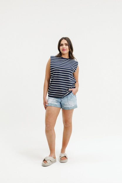 COMING SOON  - Milla Tee - Sunday Stripes