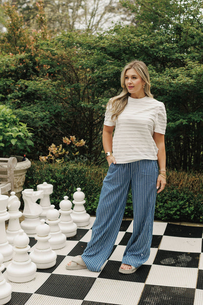 COMING SOON - Otis Pants - Indigo Stripes