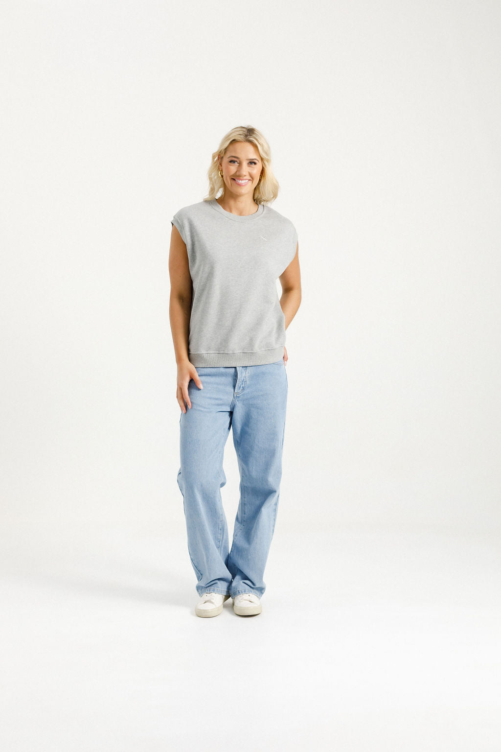 Coming Soon - Sailor Tee - Alpine Weight - Grey Marle with Silver X