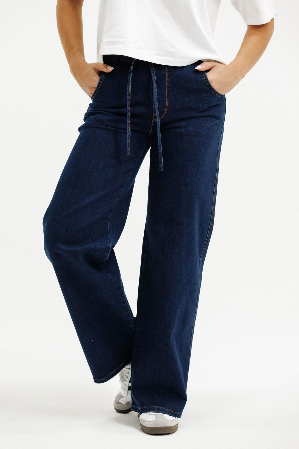 Palazzo Jeans - Indigo Wash