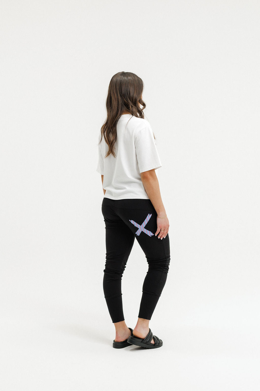 COMING SOON - Apartment Pants - Black with Blue Haven Stripe X