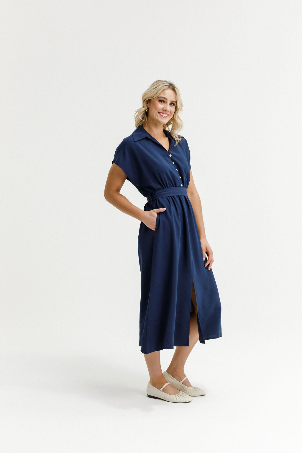 Coming Soon - Ella Dress - Navy