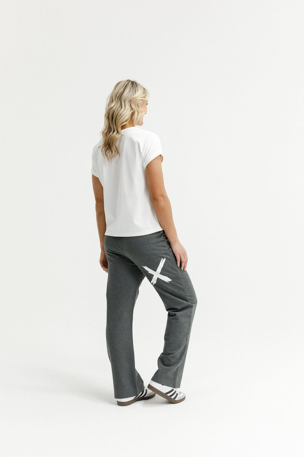 Avenue Pants - Winter Weight - Charcoal with White X