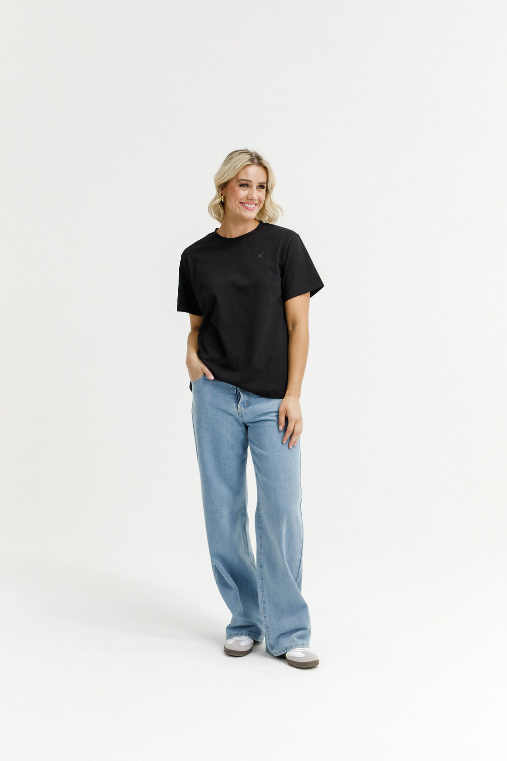 Chris Tee - Black with Black X