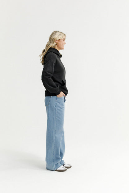Elliot Hoodie - Alpine Weight - Black with Black X