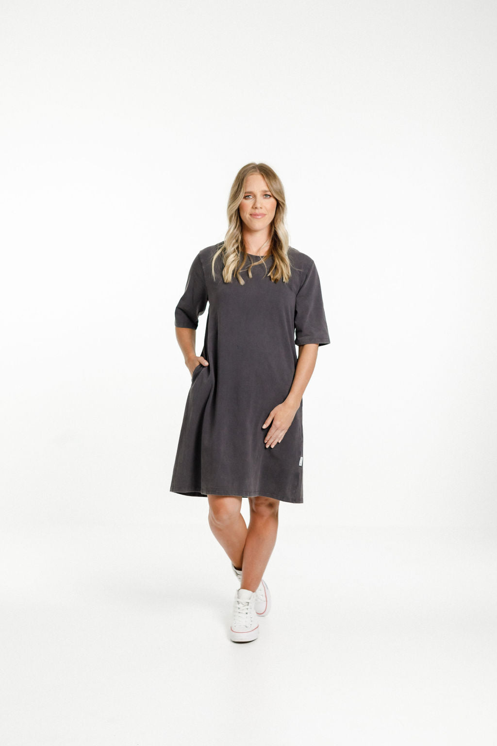 Kim Dress - Sale - Stonewash