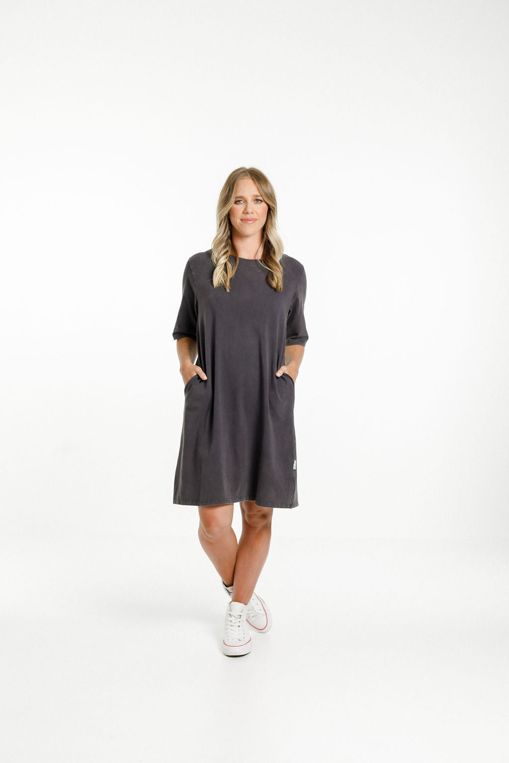 Kim Dress - Sale - Stonewash