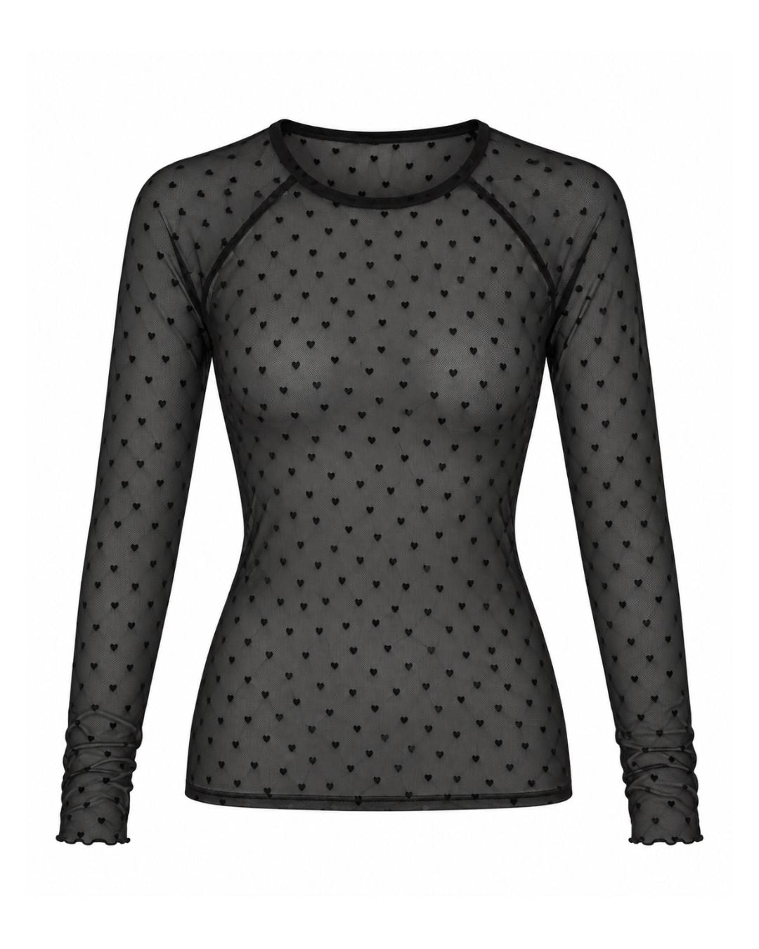 Base Tee - Black Sweetheart