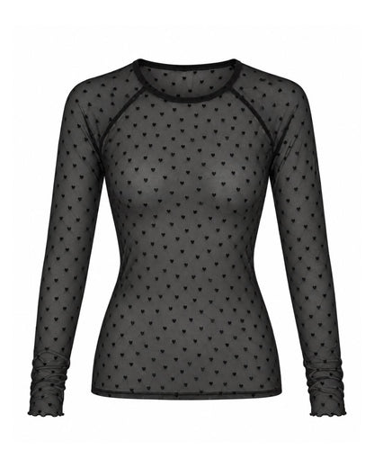 Base Tee - Black Sweetheart