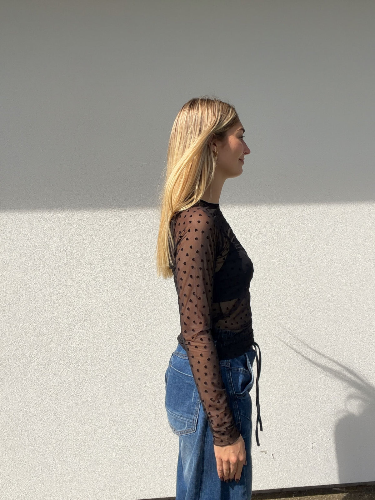 Base Tee - Black Sweetheart