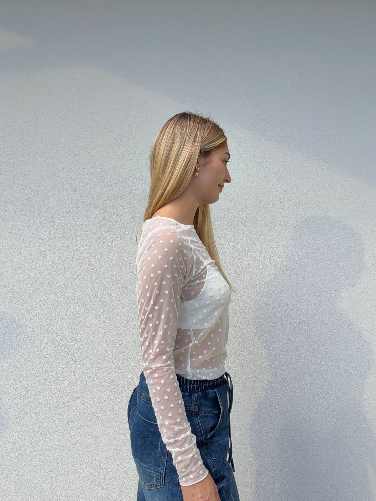 Base Tee - Cream Sweetheart