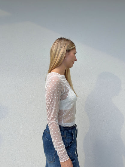 Base Tee - Cream Sweetheart