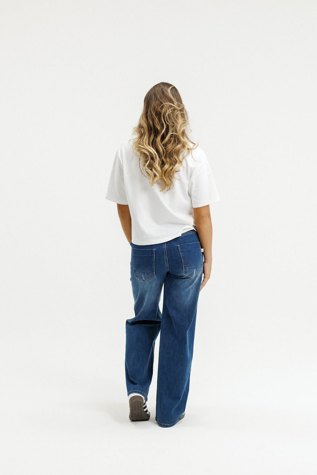 Palazzo Jeans - Blue Wash