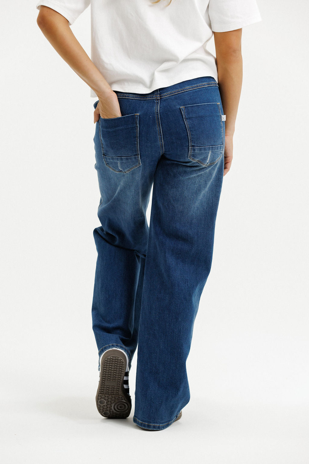 Palazzo Jeans - Blue Wash