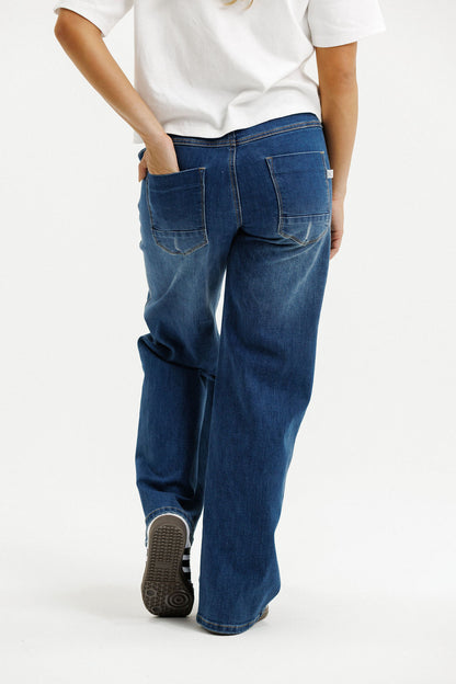 Palazzo Jeans - Blue Wash