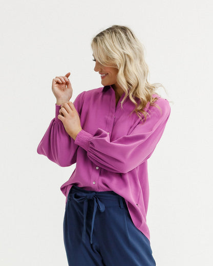 Sloane Shirt - Orchid