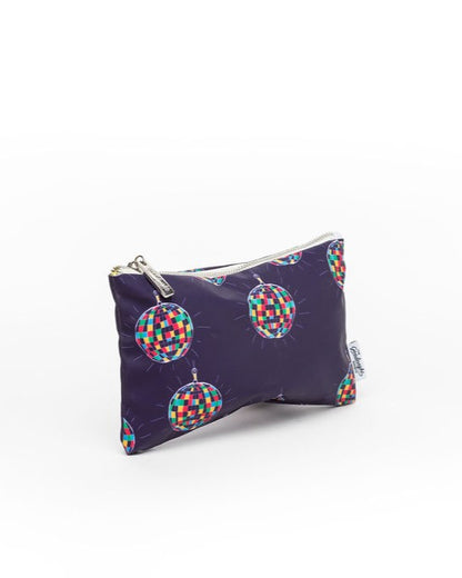 Cosmetic Bag Medium - Disco Ball print