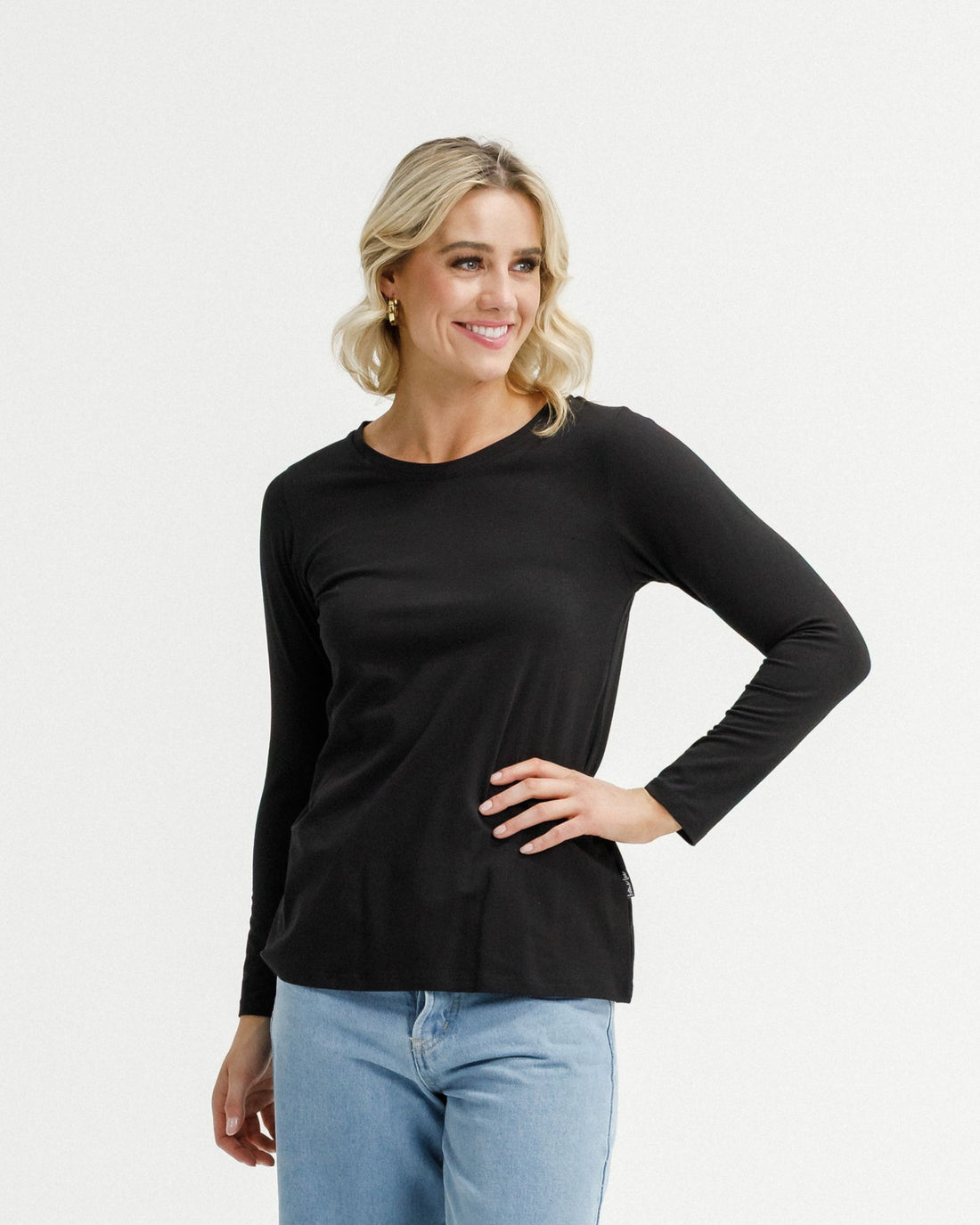 Long Sleeve Taylor Tee - Black