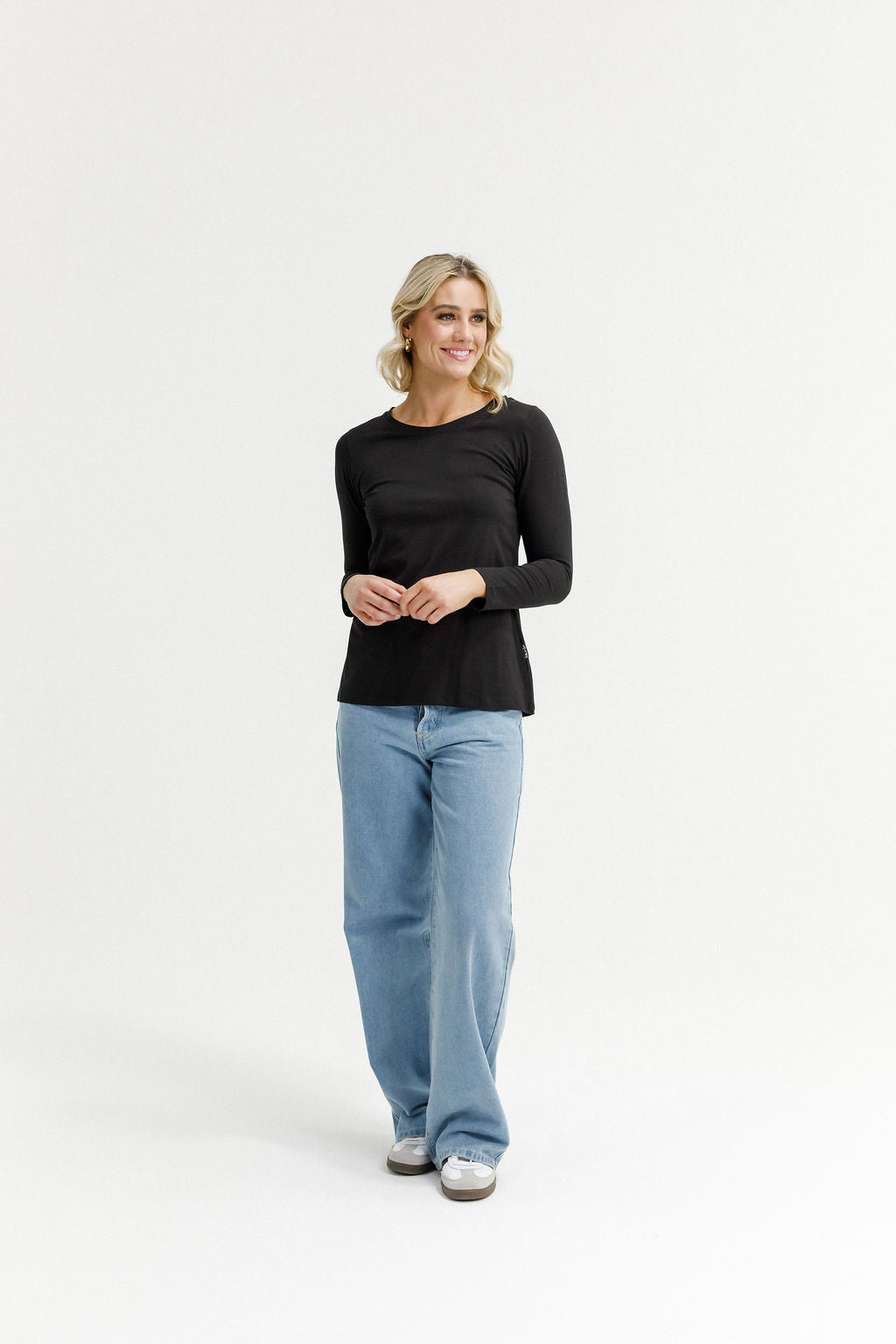 Long Sleeve Taylor Tee - Black