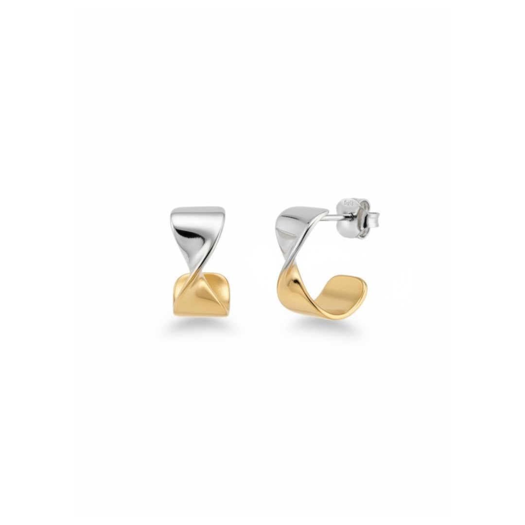 BLAIR EARRINGS - Two Tone