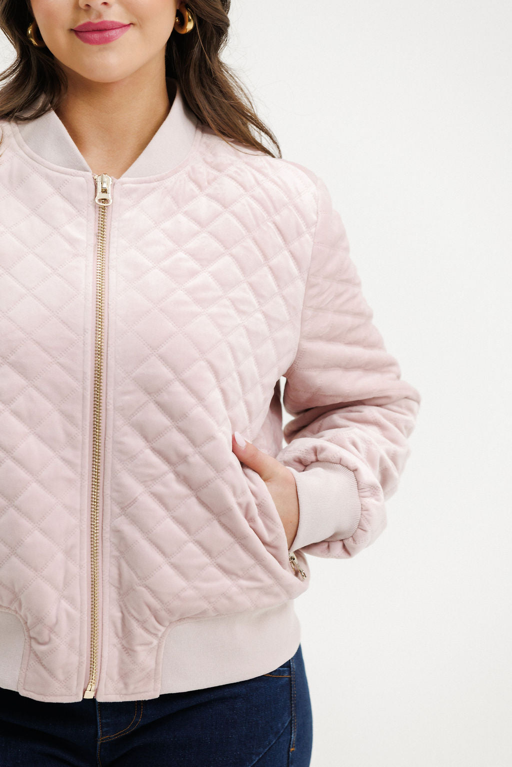COMING SOON - Wyld Bomber - Quilted Rose