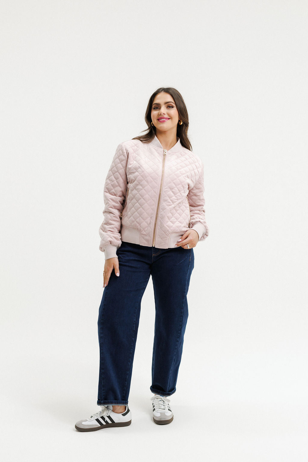 COMING SOON - Wyld Bomber - Quilted Rose