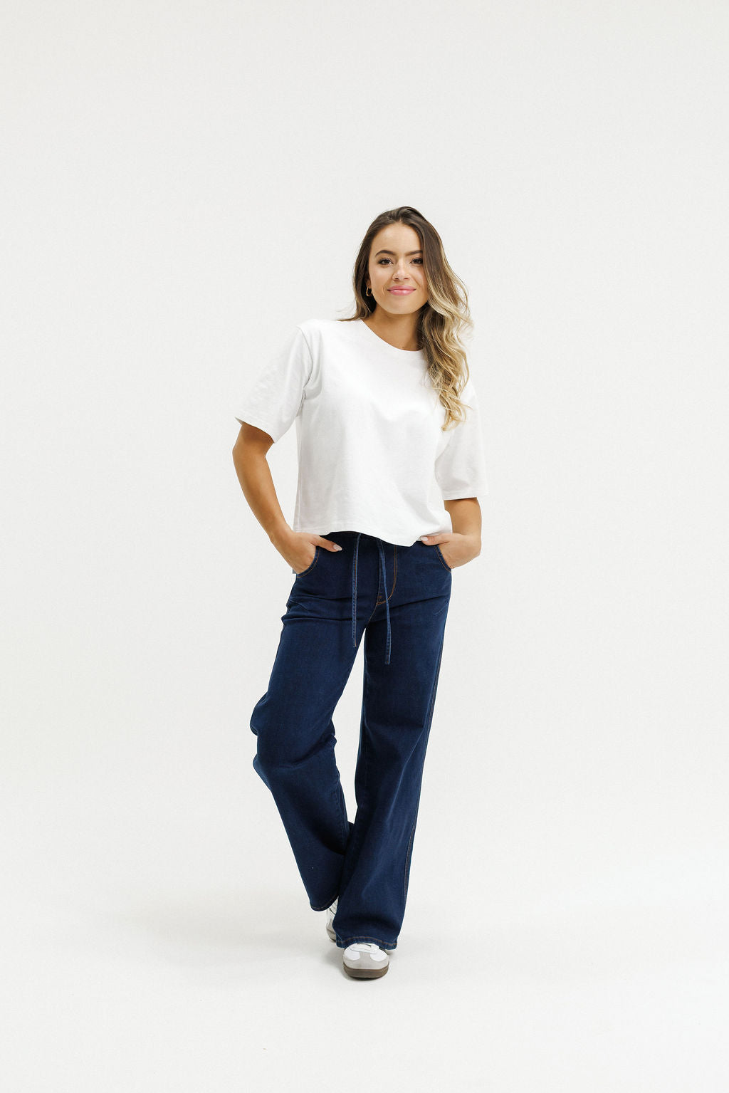 Palazzo Jeans - Indigo Wash