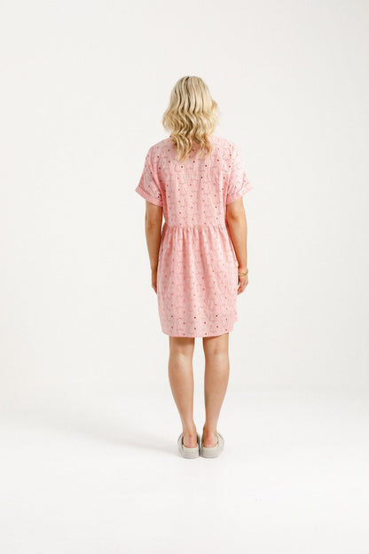Lolo Dress - Pink Blooms
