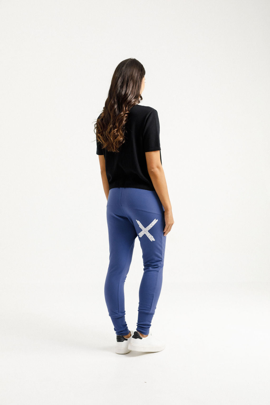 Apartment Pant - Alpine Weight - Hyacinth with Lilac Damask X