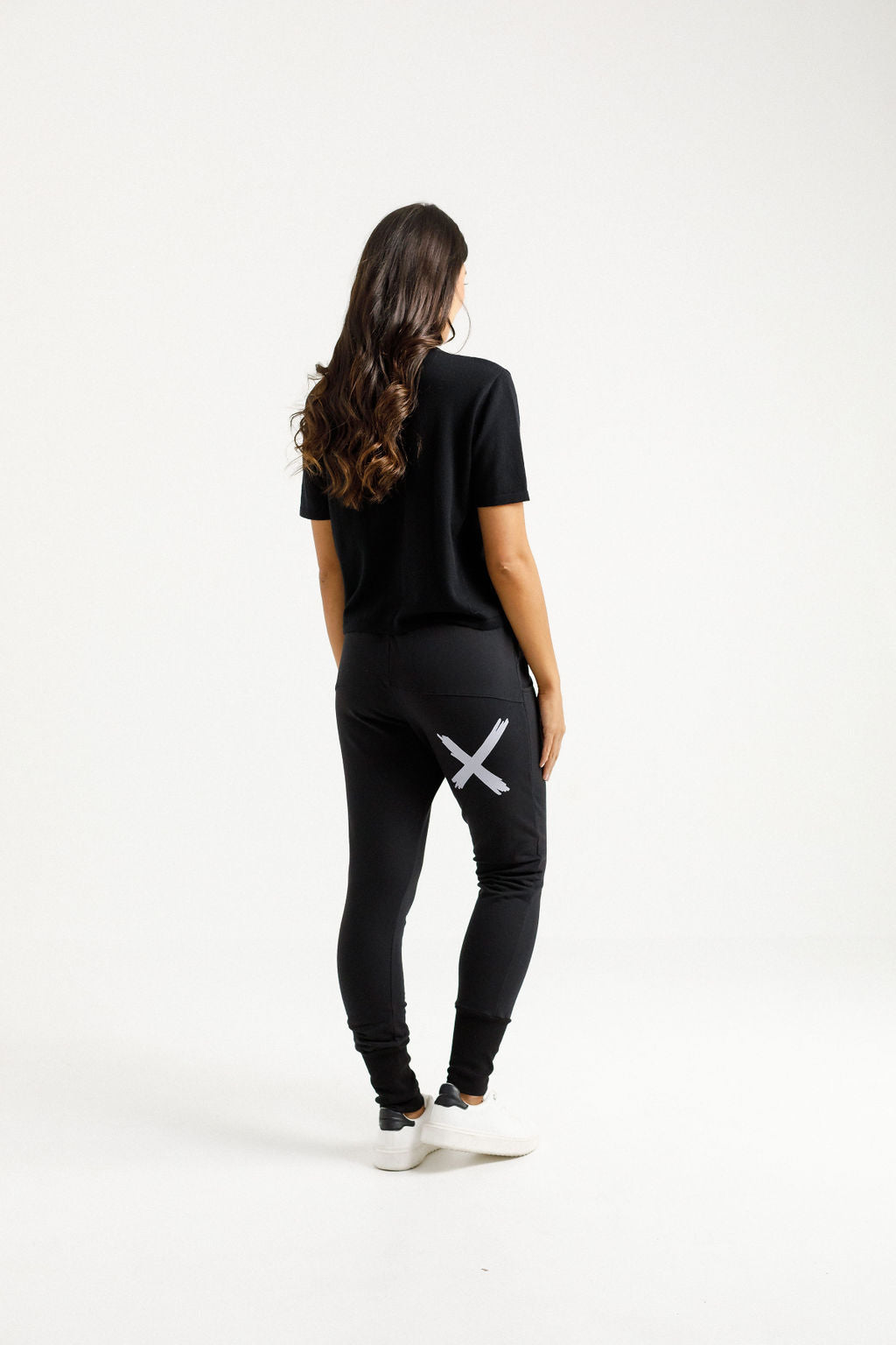 Apartment Pants - Alpine Weight - Black with a Lilac X