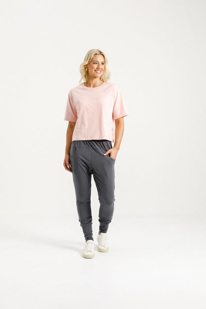 Apartment Pants - Graphite with Blossom X