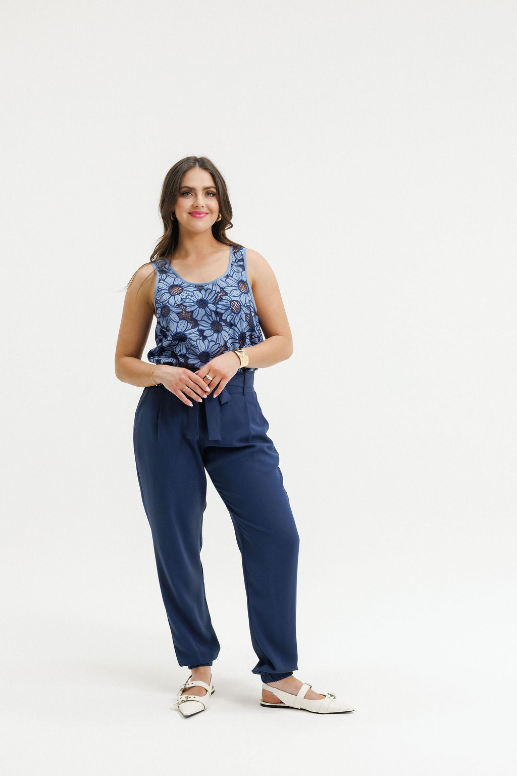 COMING SOON - Marlowe Singlet - Bluebell