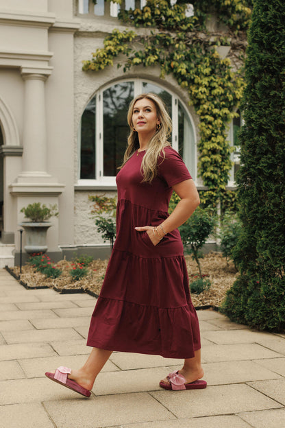 COMING SOON - Kendall Dress - Merlot